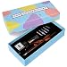 Lettering Set for Beginners - Learn Modern Calligraphy & Hand Lettering - Complete Starter Kit with Wooden Pen Holder, 6 Different Nibs, Black Ink, Guide Paper
