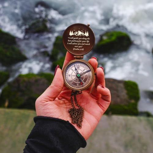 Brújula personalizada pareja árbol de la vida, regalo grabado con foto, regalo para él, regalo para pareja, regalo para novio hombre miniatura 5