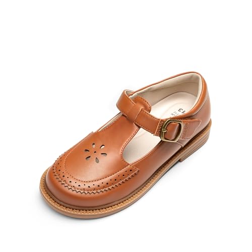 DREAM PAIRS Girl Mary Jane Dress Shoes - Ballet Flats for Girl School Uniform Shoes for Toddler Little Girls2