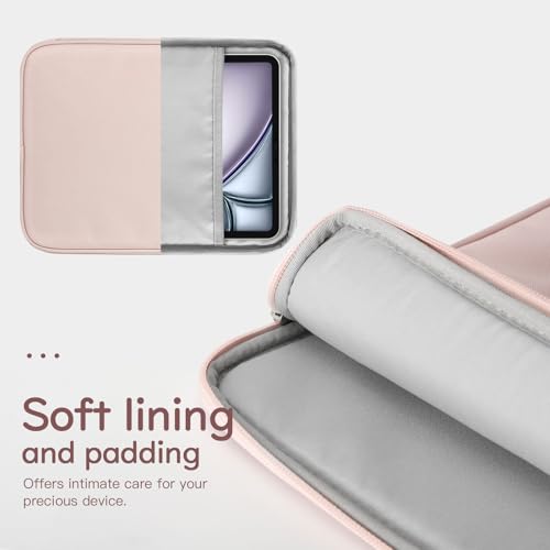Image of Dadanism 13 Inch Tablet Sleeve Bag Carrying Case for iPad Pro 13 inch M5 /M4 2025 /2024, iPad Air 13 inch M4 /M3 2026 /2025, iPad Pro 12.9 inch, Galaxy Tab S10+ /S9 FE+ /S9+ 12.4 inch, Remarkable Paper Pro 11.8 inch, Pink