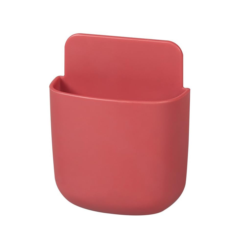 AKOAK Wall-mounted Remote Control Holder, Self-adhesive Wall-mounted Storage Case - Cell Phone, Pen, Makeup Brush, Glasses, Storage Case Next to Desk,