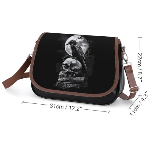 Skeleton Blackhawk Crossbody Shoulder Messenger Women Bag Pu Leather Office Work Business for Handbag Crossbody Bag2