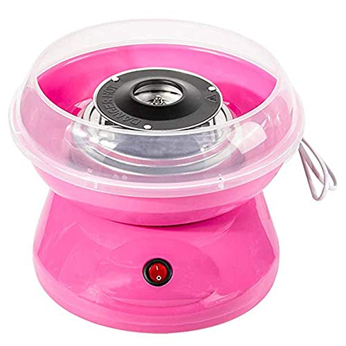 Zuckerwattemaschine Zuckerwatte Maker für Zuhause, DIY Tragbare Zuckerwatte-Maschine, Zuckerwatte Maschine für Zuhause Automat Zuckerwattegerät Cotton Candy Machine Kids Party Sweet Gift, Rosa
