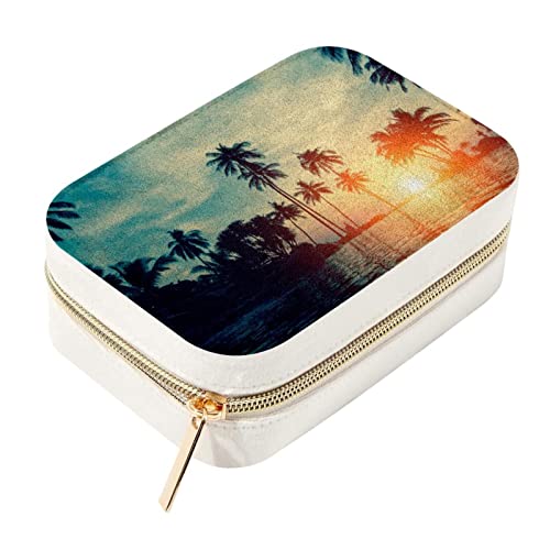 Boîte à bijoux portable Sunset pour bagues bracelets et boucles