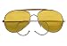 10200 Air Force Style Sunglasses,Silver Frame/Smoke Lens,one size