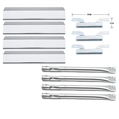 Direct Store Parts Kit DG202 Replacement for Brinkmann 810-1420-0 Gas Grill Burners, Carry Over Tube, Heat Plate