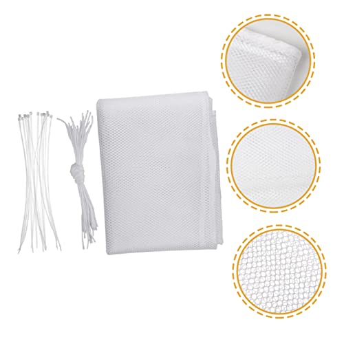 WOONEKY 1 Conjunto De Rede De Corrimão Corrimão Para Crianças Berço Corrimão Rede De Janela Rede De