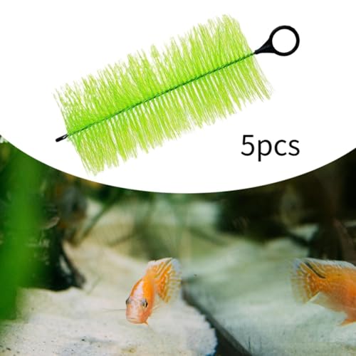 5 cepillos para filtro de estanque de peces 40 cm miniatura 4