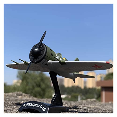 Modelo de avión I-16 Polikarpov réplica metálica coleccionable Planetoy 2