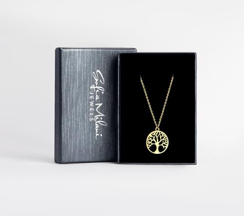 Collier en Argent 925 Sofia Milani, pendentif arbre cercle, source d'harmonie - 3
