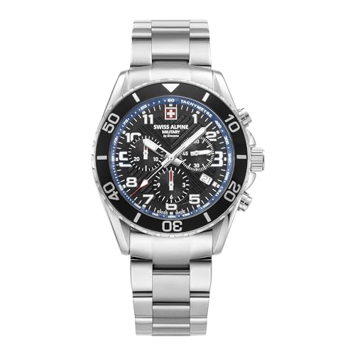 Montre homme Swiss Alpine Military 7029.9 en acier haut de gamme