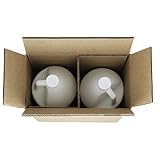 Air Sea Containers 2 x 1 Gallon Plastic Jug (BOX, PARTITION, & TOP PAD) (4G/Y11.5) Specifically Tested to Ship Industrial Plastic Gallon Jugs (Inner Dimensions: 12 3/8