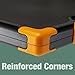 Officemate Carryall Clipboard Storage Box, Letter/Legal Size, Black and Orange (83326)