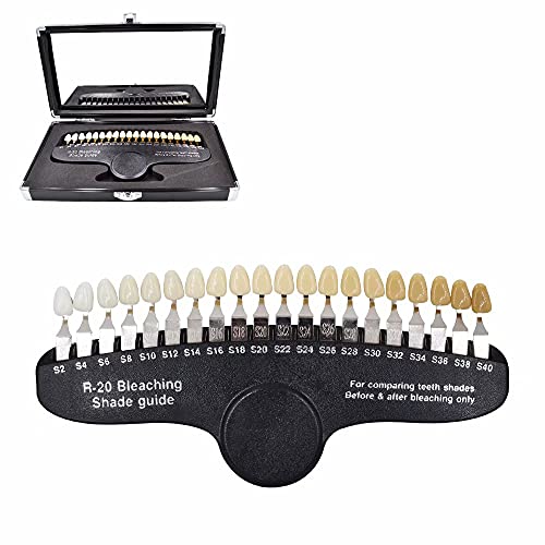 Convenient Use 3D R-20 Tooth Whitening Shade Chart With 20 Colors Dental Teeth Shade Guide Professional Porcelain #TOP5