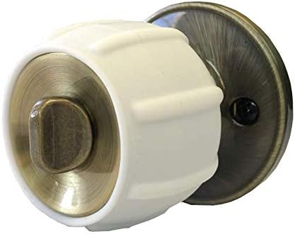New Enjoy Cover - Door Knob Cover Grips Non Slip Arthritis & Senior Living Aids Grippy Easy Open Decorative. Simple Functional Effective Solution- 4 Pack (White, Brandywine)