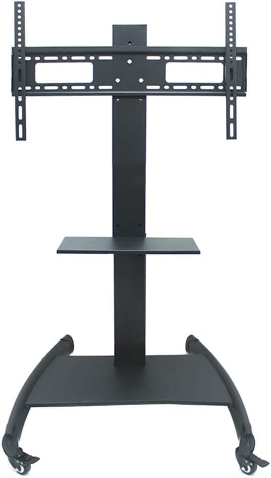 Soporte móvil para TV con ruedas y bandeja ajustable