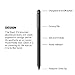 Adonit Dash 3 (Black) Universal Stylus Rechargeable Active Fine Point Digital Pens Compatible with Most Capacitive iPhone and Android Touch Screens Cell Phones, iPad, Tablets, Laptops.