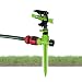Produktbild Relaxdays Impulsregner Garten, Bewässerung großer Flächen bis 150m², 7 m Reichweite, 360°, Rasensprenger, grün-schwarz, 31 x 12.5 x 6 cm