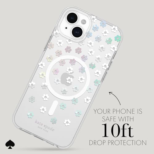 Kate Spade New York iPhone 15 Plus Case, Compatible with MagSafe - Scattered Flowers by Kate Spade New York - Used condition - Image 3