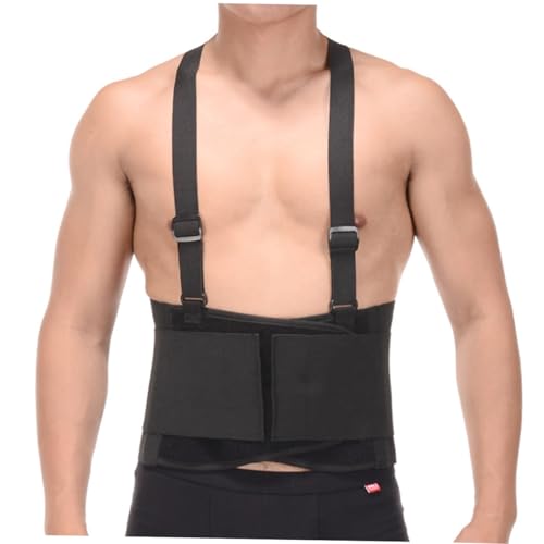 Faja lumbar ajustable transpirable talla XL negra miniatura 1