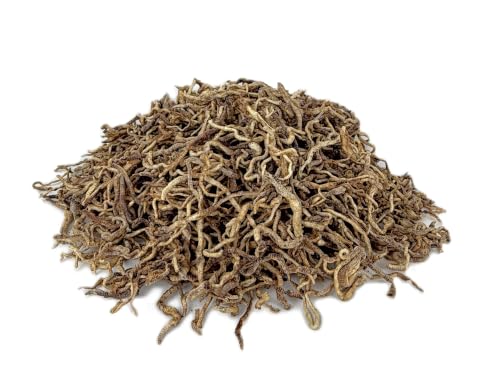 Earthworms, Freeze Dried Floating Earthworms for Large Fish… 1.5oz Sm