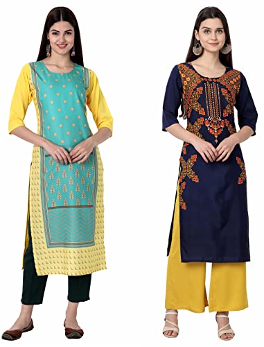 Image of Women's Crepe Straight Kurta
