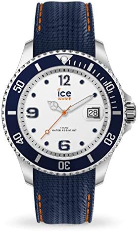 Amazon.com: Ice-Watch Ice Steel Large White Blue Rubber Strap Men's Watch  016772 : Ice-Watch: Clothing, Shoes \u0026 Jewelry
