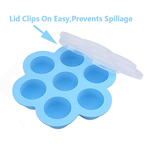 Egg Bites Molds For Instant Pot Accessories, Freezer Ice Cube Trays Silicone Food Storage Containers With Lid, 5,6,8 Qt Pressure Cooker #TOP6