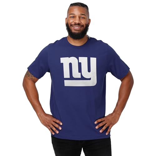 FOCO Men's Standard NFL Team Logo Short Sleeve T-Shirt, Primary Color, Large