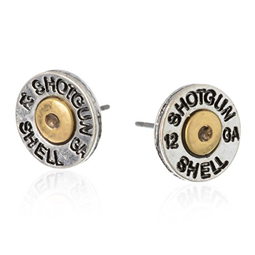 PammyJ Simulated Bullet Shotgun Shell Post Earrings3