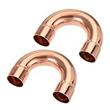 codo cobre 7/8 Hecho de cobre con buena dureza, fácil de soldar, rendimiento estable y larga vida útil. Superficie exterior ligera, tamaño preciso