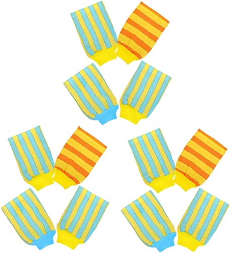 12 個 お風呂 手袋 幼児 ミトン ヘチマ 手袋 ボディ スクラブ ミット 角質除去 お風呂 手袋 シャワー クラニング 手袋 シャワー スクラバー 手袋 ホーム シャワー クリ