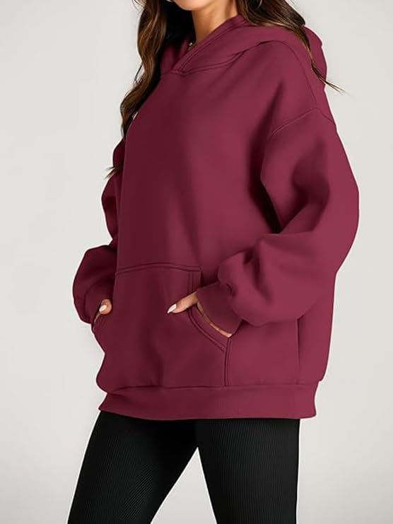 Hoodies for Women Oversized Trendy Sweatshirts Pullover Fleece Long Sleeve Sweaters Winter Outfits Y2k Clothes