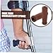 WRITWAA 6pcs Cane Handle Covers Non-Slip Crutch Grips for Seniors Walker Accessories Elderly Disabled