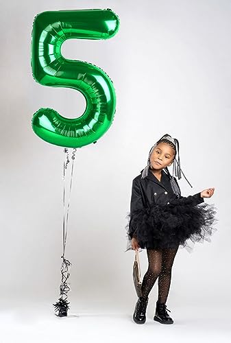 Image of Number 0 Balloons Birthday Decorations, 40In Green Balloons for Men Women | Eye-catching Appearance, Perfect Decorative Centerpieces, Convenient Self-sealing Structure, Widely for Various Occasions