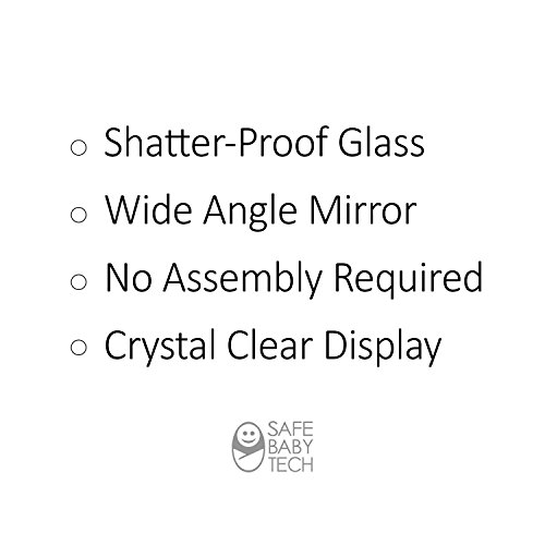 Safe Baby Tech Baby Car Mirror, Crystal Clear Reflection #TOP4