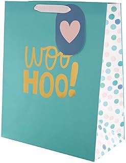 Hallmark Large Multi-Occasion Gift Bag - Woo Hoo Text Design