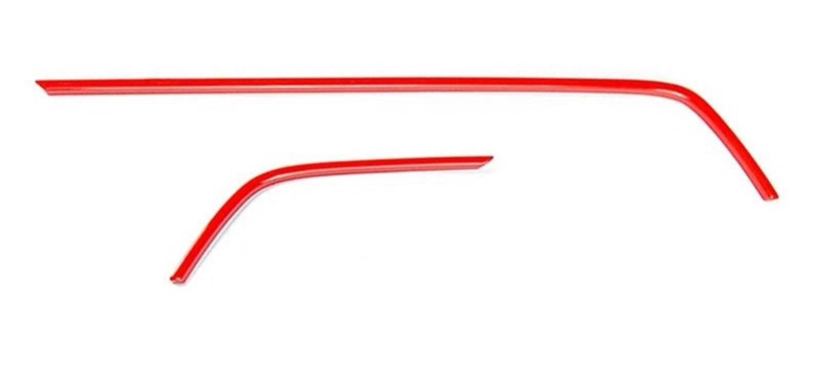 for Civic 10th Gen 2016 2017 2018 2019 2020 2021 Red RHD LHD Car Interior Air Outlet Frame Cover Trim Stickers(LHD)