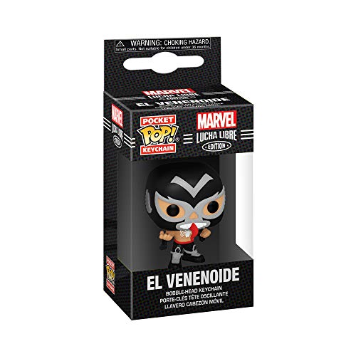 Funko Marvel Luchadores Venom, Keychain, Collectable Vinyl Mini Figure Novelty Keyring, Stocking Filler, Gift Idea - Image 2