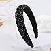 Ever Fairy Rhinestone Headband Women Girls Fashion Handmade Crystal Diamond Bling Headbands Hair Hoops Sparkle Glitter Beaded Jeweled Hairband Hair Accessories