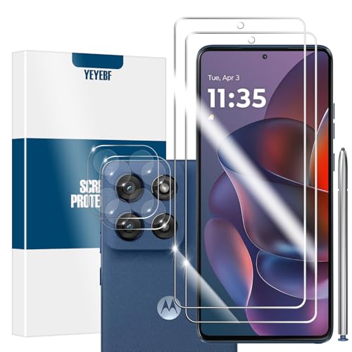 Moto G Stylus 5G 2025/2026 Tempered Glass Screen & Lens Protector 2+2 Pack