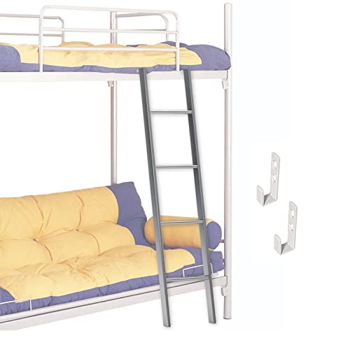 Gancho en la Escalera de la litera, Escalera de la litera de la casa rodante del Piso RV, Escalera de Tijera de Hierro de Metal para la Seguridad de los Adultos Mayores/niños, Escalera de la Cama