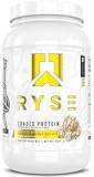 RYSE Loaded Protein Powder - Vanilla Peanut Butter - 25g Whey Protein Isolate & Concentrate with Prebiotic Fiber & MCTs - Low Carb, Low Sugar, Digestive-Friendly - 27 Servings / 2 lb Tub