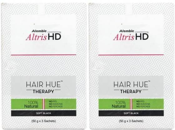 Radiancy Altris HD HAIR HUE Therapy Soft Black 150gm-Pack of 2