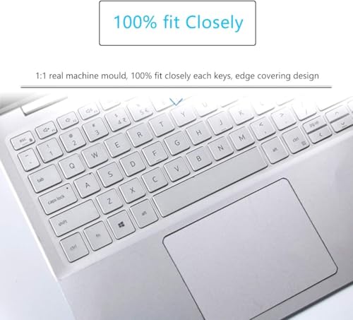 Image of Oaky Keyboard Cover for Dell G15 Series 15.6 inch Gaming Laptops - Compatible with G15 5510, 5511, 5515, 5520, 5525, 5530, 5535 - Soft Silicone Keyboard Skin Protector - TPU Clear