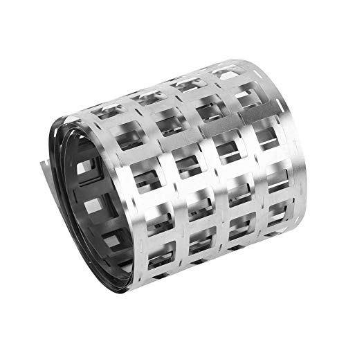 Jadeshay Nickelband, 1M 0.15 * 107.5mm 6P Nickel Streifen Band Vernickelt Stahlband für 18650 Lithium Batterie Punktschweißen