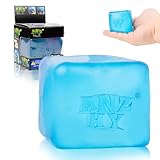 Stress Sugar Ball Cube- Squishy Fidget Toys Stress Cube for Anxiety Stress Relief,High Density Gel Filled, Calming Toys for Kids Adults (Blue Cube)