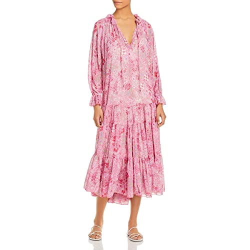 Free People Women's Feeling Groovy Maxi Dress, Red, S