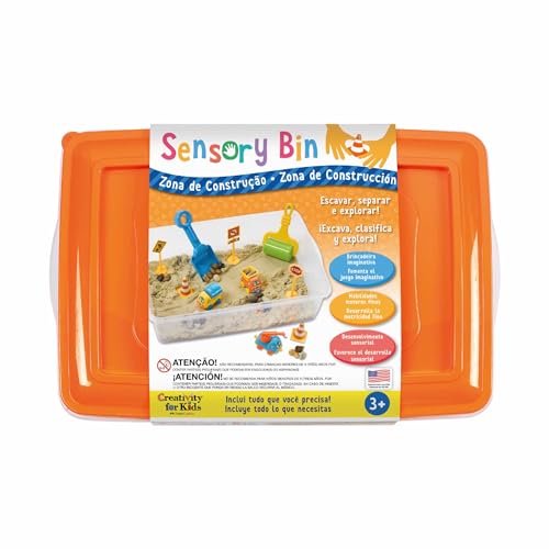 Creativity For Kids, Faber-Castell, Caixa Sensorial Construção, Estimula o Desenvolvimento, para cri