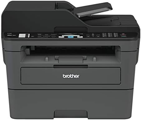 Brother HL-L2375DW Mono Laser Printer - Single Function, Wireless/USB 2.0, 2 Sided Printing, A4 Printer, Small Office/Home Office Printer, Dark Grey/Black